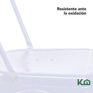 Foto 7 | Silla Tolix KingsHouse 300248 color Blanco de Metal Vintage Minimalista Moderna Comedor Hogar