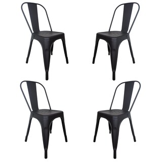 Foto 1 | Sillas Tolix KingsHouse COMBO-KH-39 color Negro 4 Piezas
