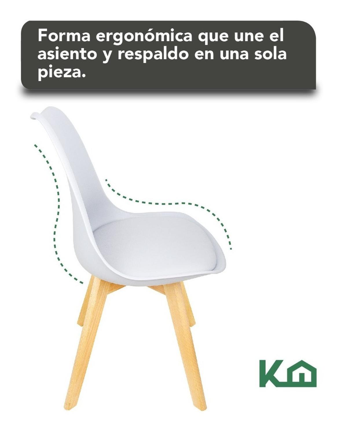 Foto 8 pulgar | Silla Eames KingsHouse COMBO-KH-28 color Gris 2 Piezas