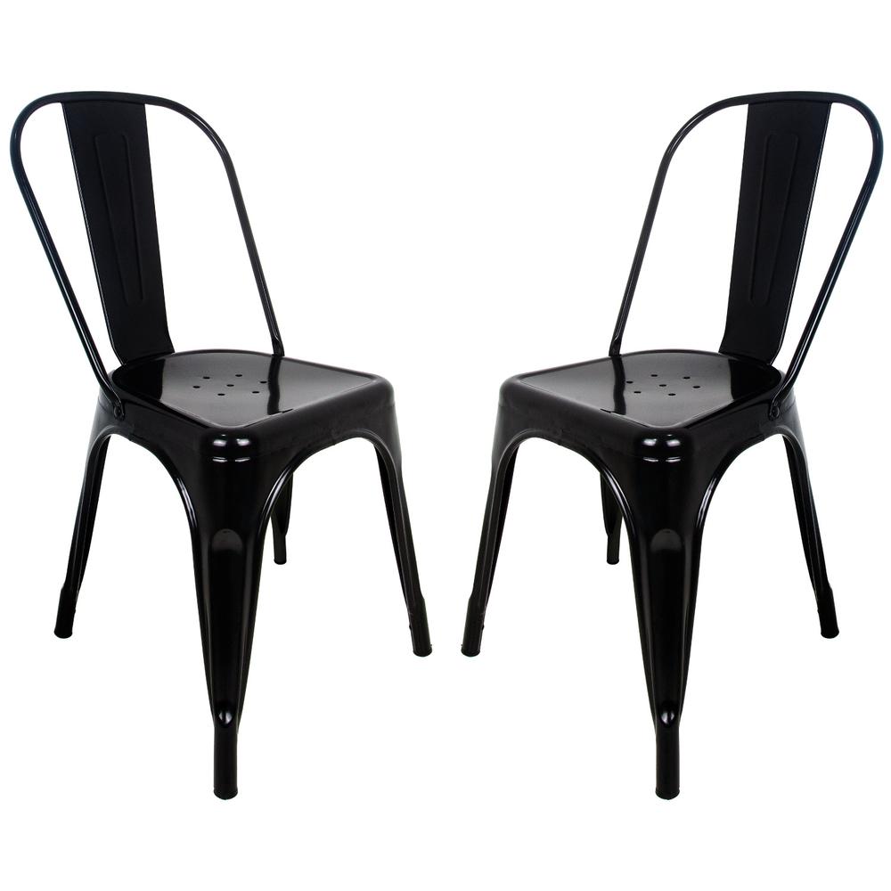 Silla Tolix KingsHouse COMBO-KH-98 Negra 2 Piezas