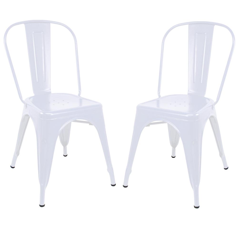 Silla KingsHouse COMBO-KH-98 Blanco 2 Piezas