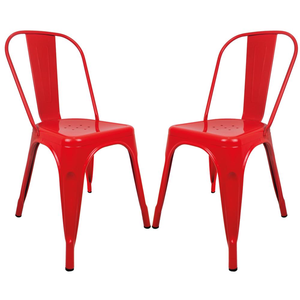 Silla KingsHouse COMBO-KH-98 Rojo 2 Piezas