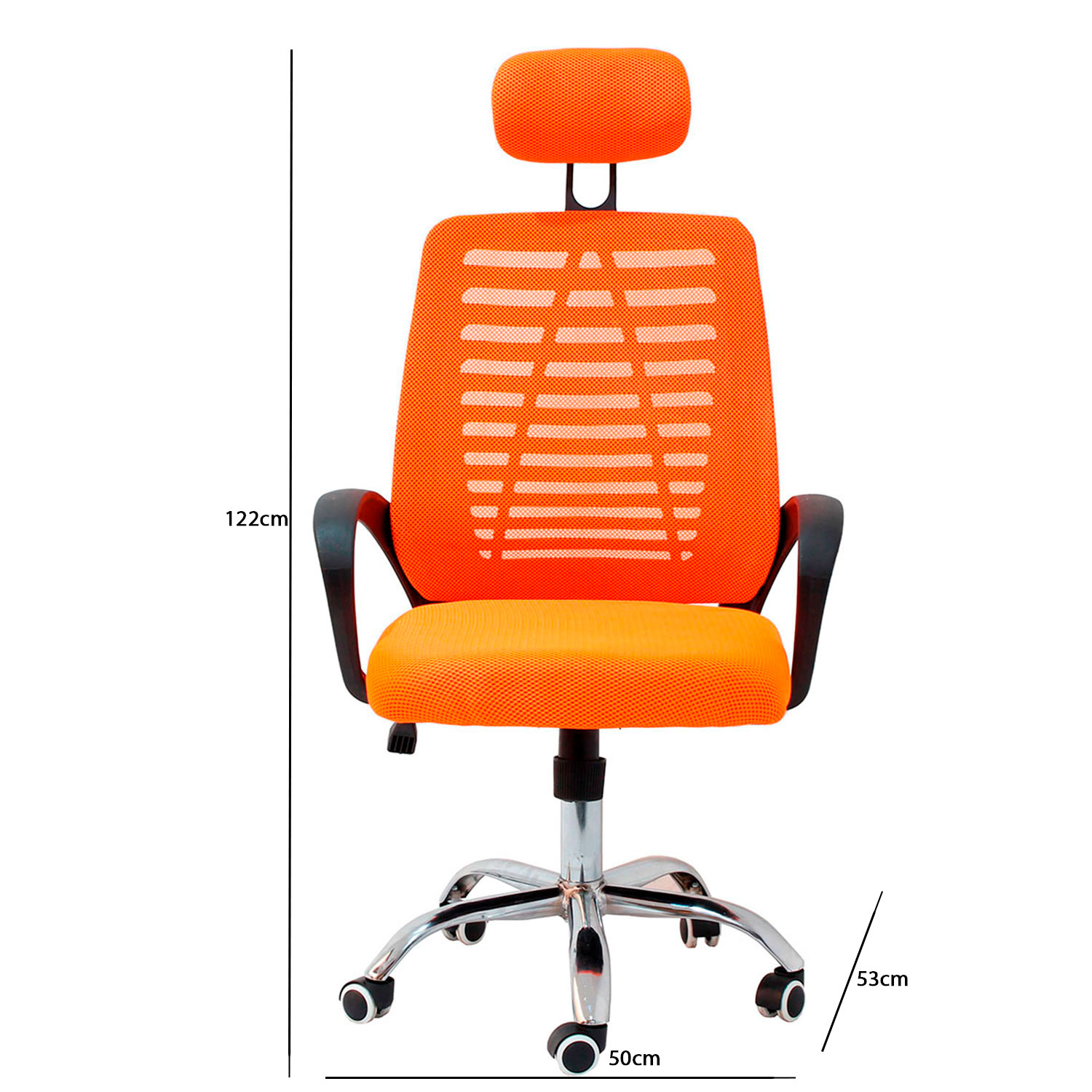 Foto 4 pulgar | Silla Bossa Dalian color Naranja