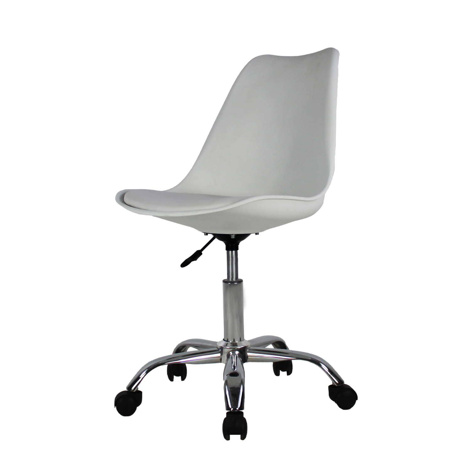 Silla Secretarial Mundo In Eames 55 Blanco Giratoria