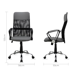Foto 8 | Silla Ejecutiva Mundo In 2006a Mesh Gris