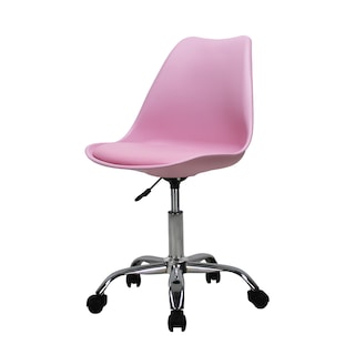 Foto 1 | Silla Secretarial Mundo In Eames 55 color Rosa Giratoria