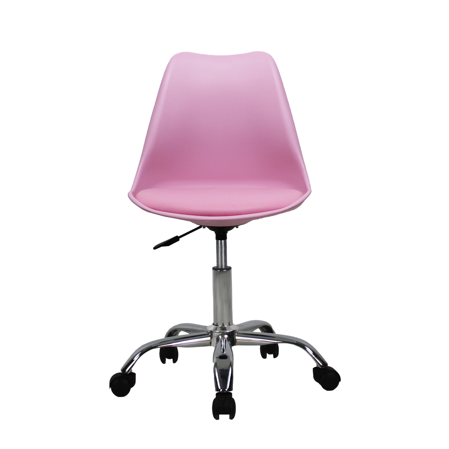 Foto 2 | Silla Secretarial Mundo In Eames 55 color Rosa Giratoria