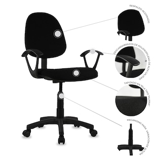 Foto 7 | Silla Mundo In JM-009 color Negro