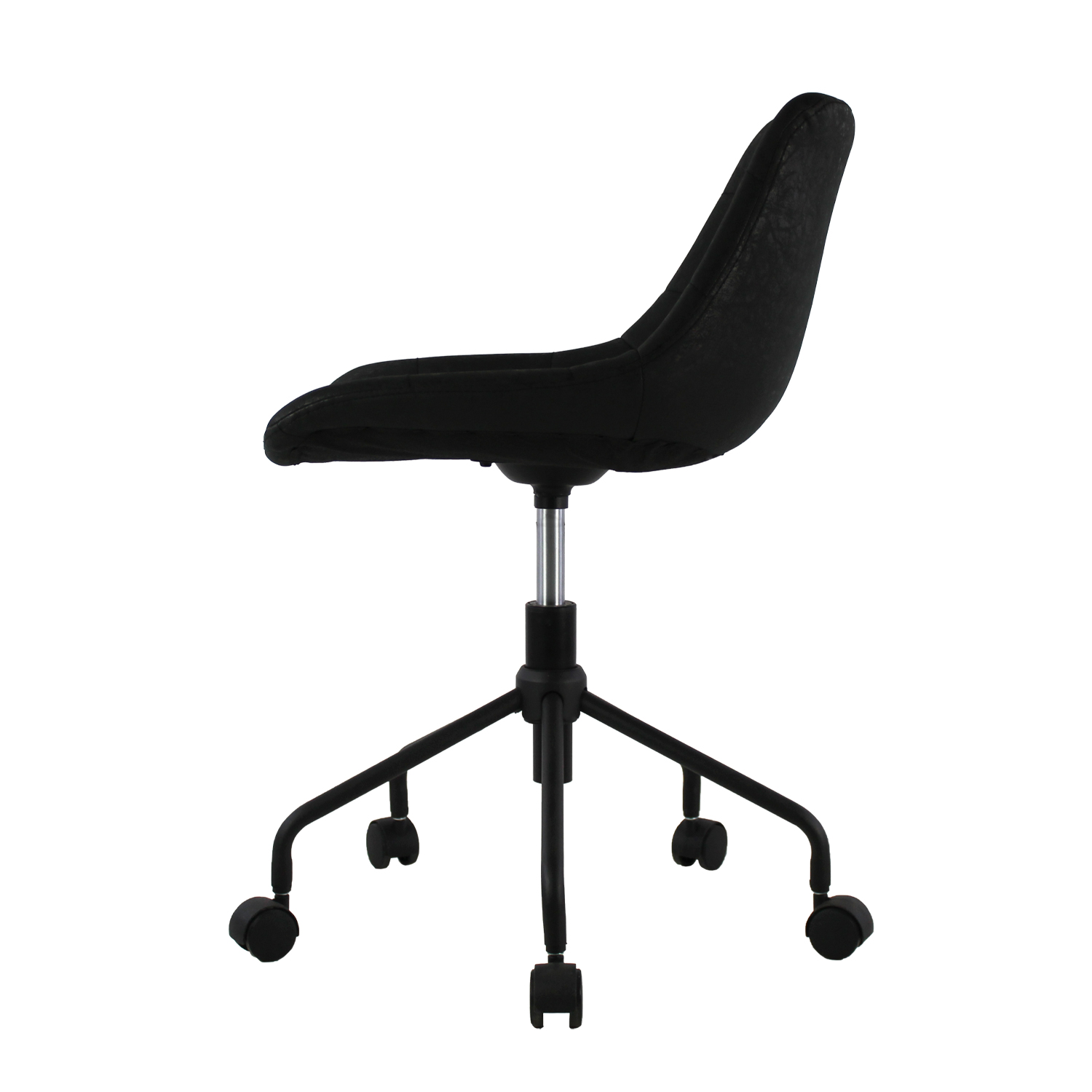 Foto 4 pulgar | Silla Mundo In Ontario MOB-1102 color Negro Giratoria