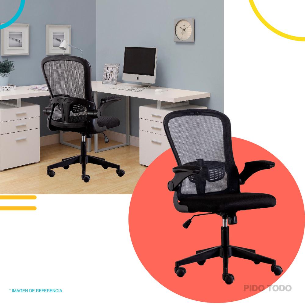 Foto 4 pulgar | Silla de Oficina con Malla Xp-so1bk-cml color Negro