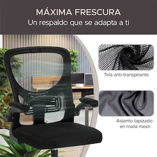 Foto 7 | Silla de Oficina con Malla X-pross Negro