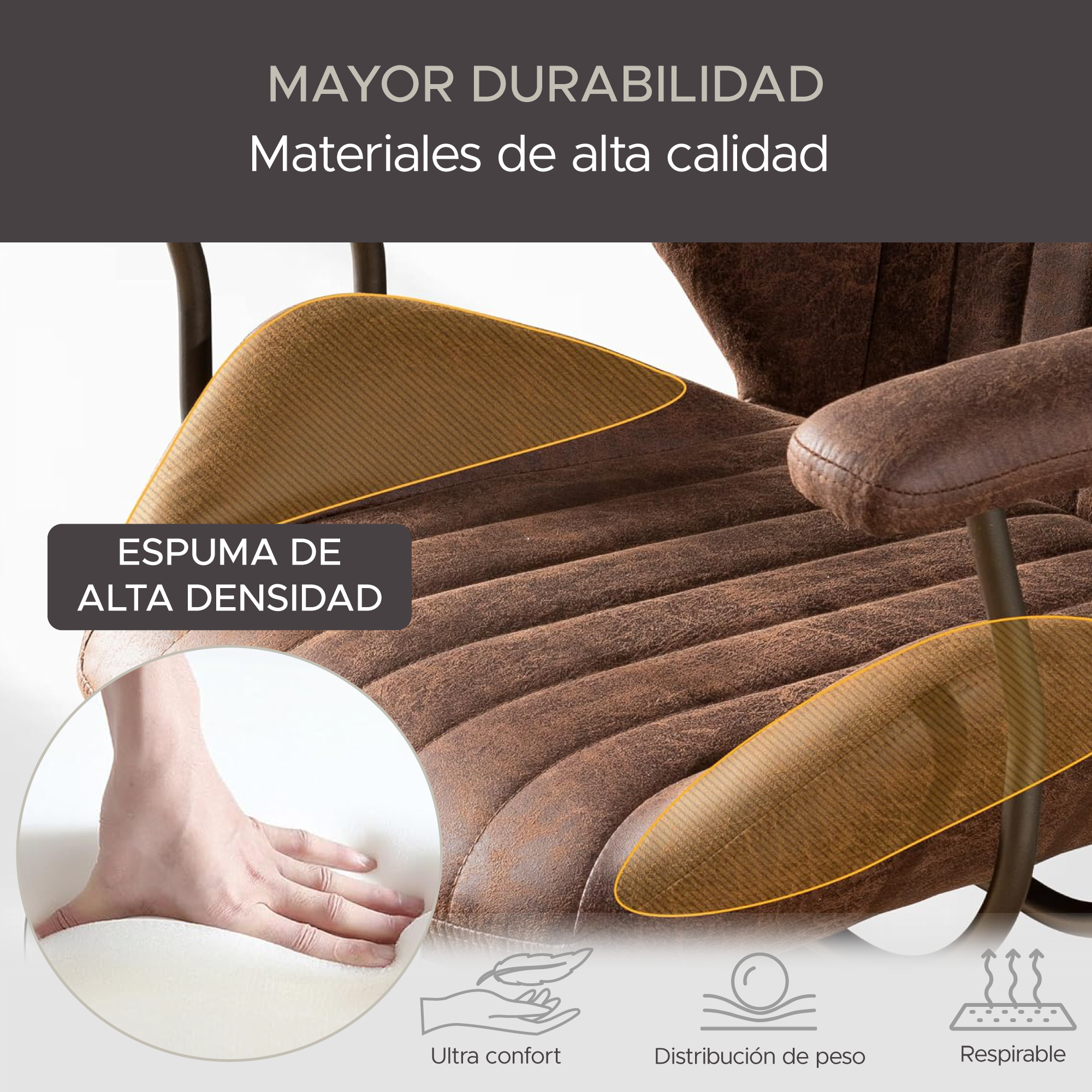 Foto 4 pulgar | Silla de Oficina Ejecutiva X-pross Omega Gris