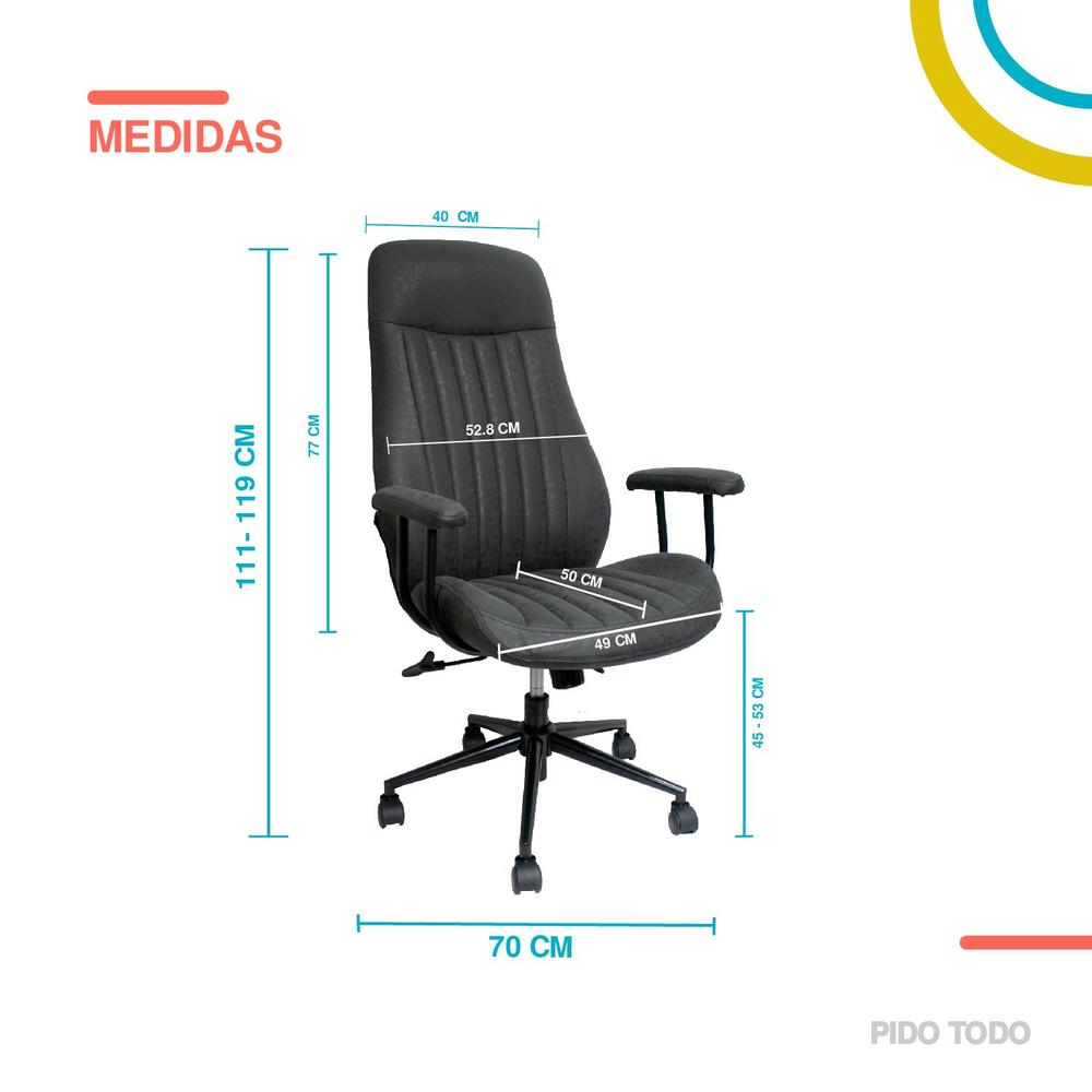 Foto 3 pulgar | Silla Ejecutiva X-Pross Xpseipabw color Gris