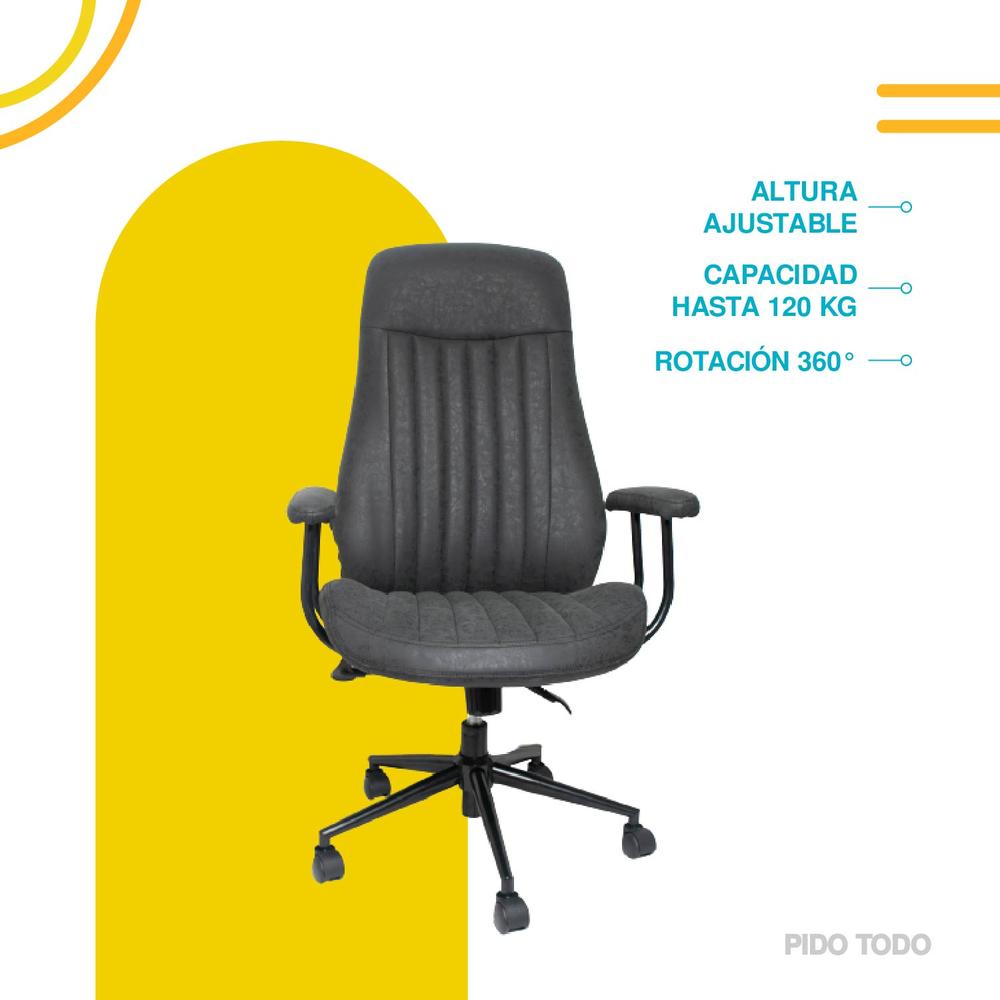 Foto 4 pulgar | Silla Ejecutiva X-Pross Xpseipabw color Gris