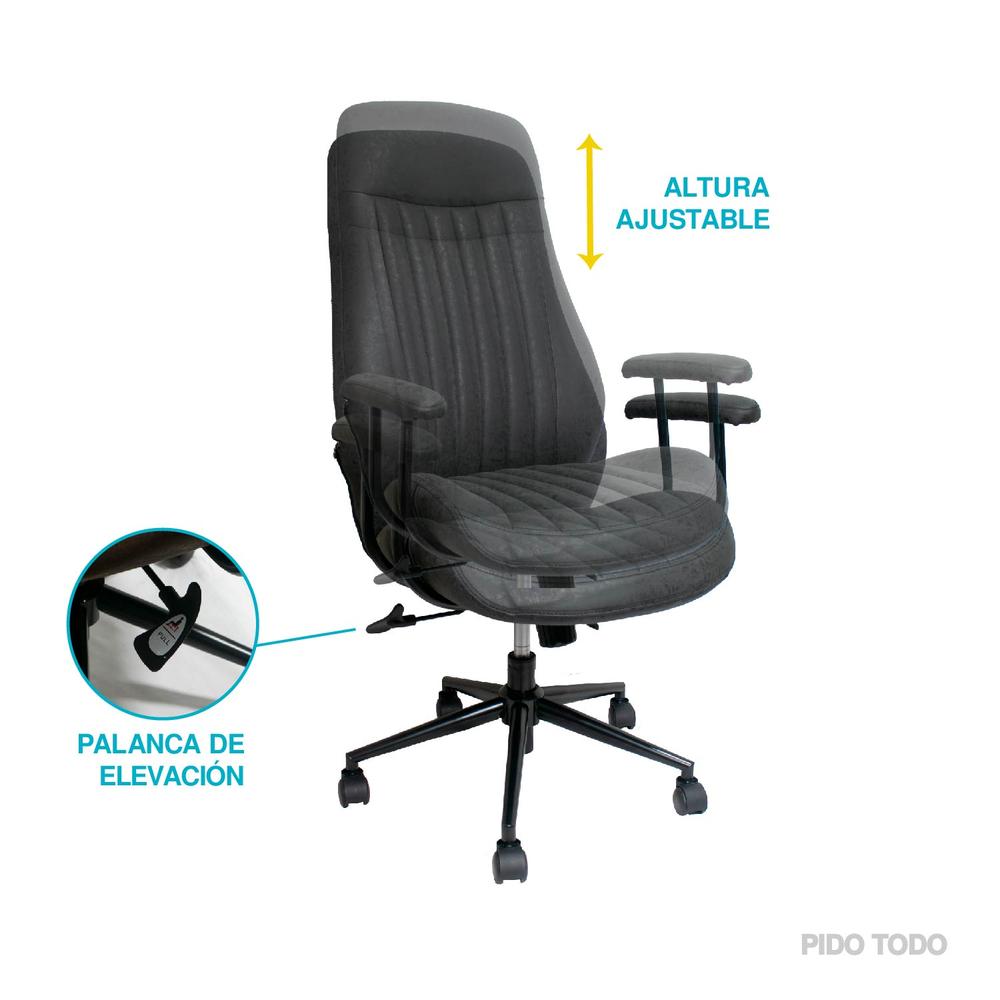 Foto 8 pulgar | Silla Ejecutiva X-Pross Xpseipabw color Gris