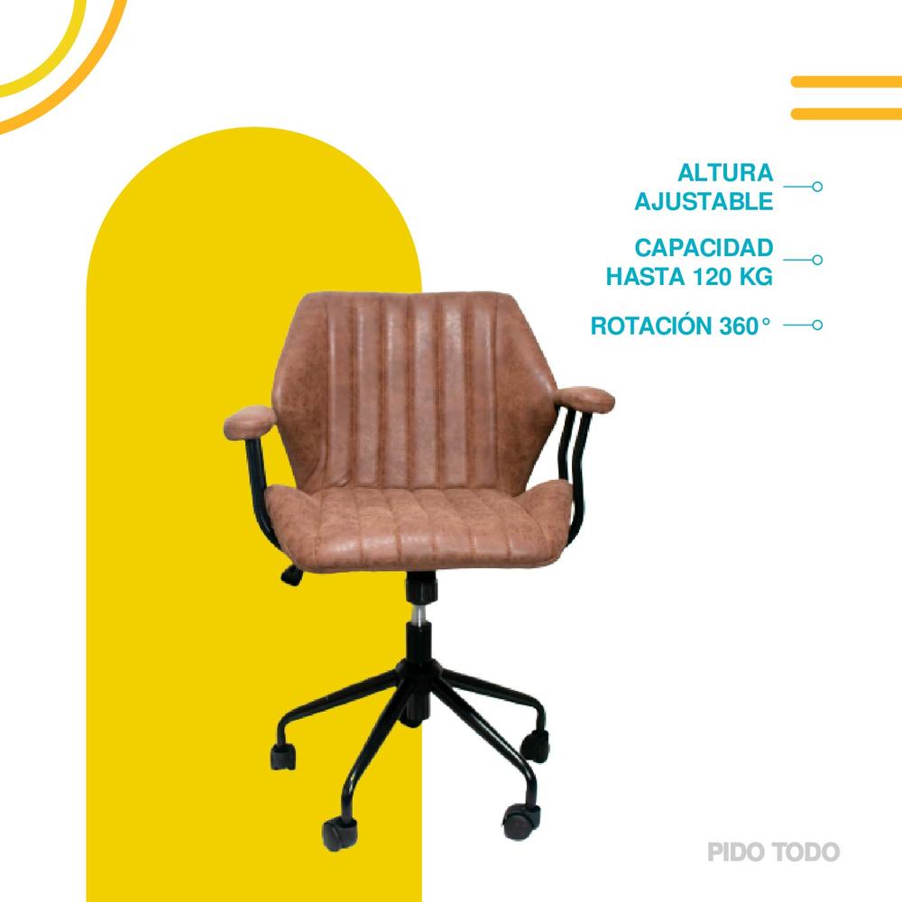 Foto 4 pulgar | Silla Ejecutiva X-pross XP-SOSRPEBW color Café