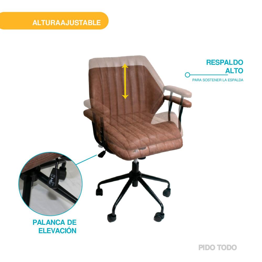 Foto 5 | Silla Ejecutiva X-pross XP-SOSRPEBW color Café