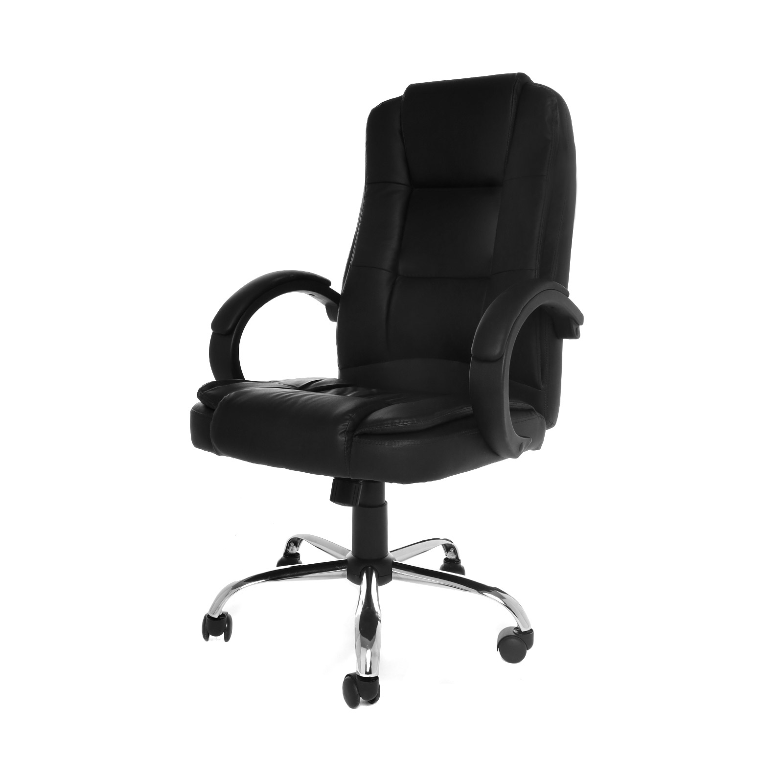 Foto 4 pulgar | Silla de Escritorio EKE Life Home YX-2227 Negro de Cuero Sintético