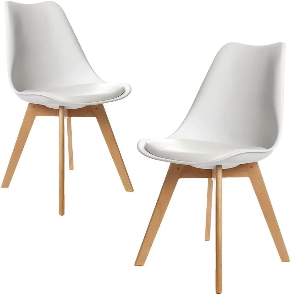 Foto 2 pulgar | Silla Eames Acojinada Moderna EKE Life Home color Blanco