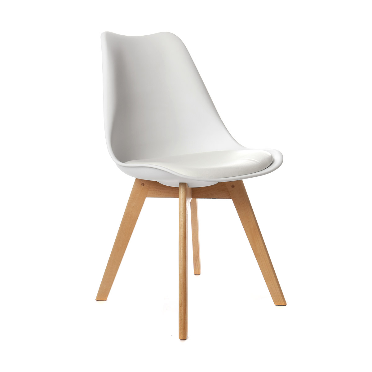 Foto 3 pulgar | Silla Eames Acojinada Moderna EKE Life Home color Blanco