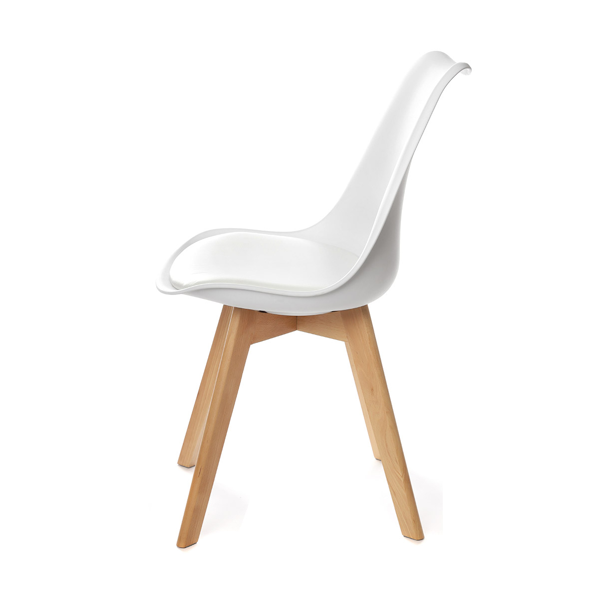 Foto 6 pulgar | Silla Eames Acojinada Moderna EKE Life Home color Blanco