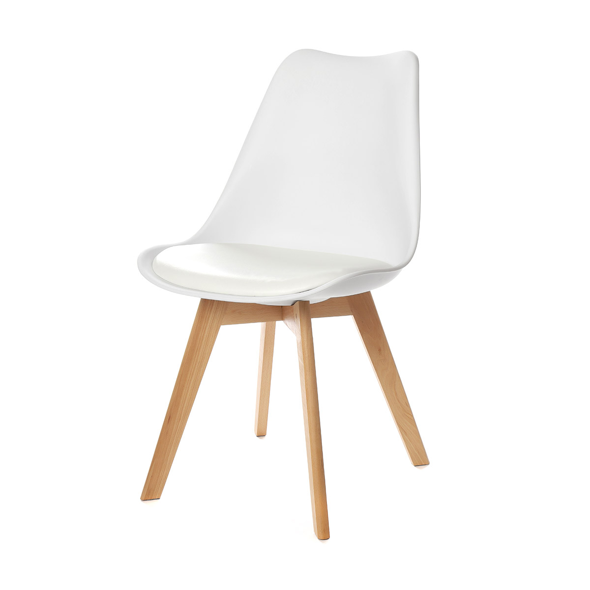 Foto 7 pulgar | Silla Eames Acojinada Moderna EKE Life Home color Blanco