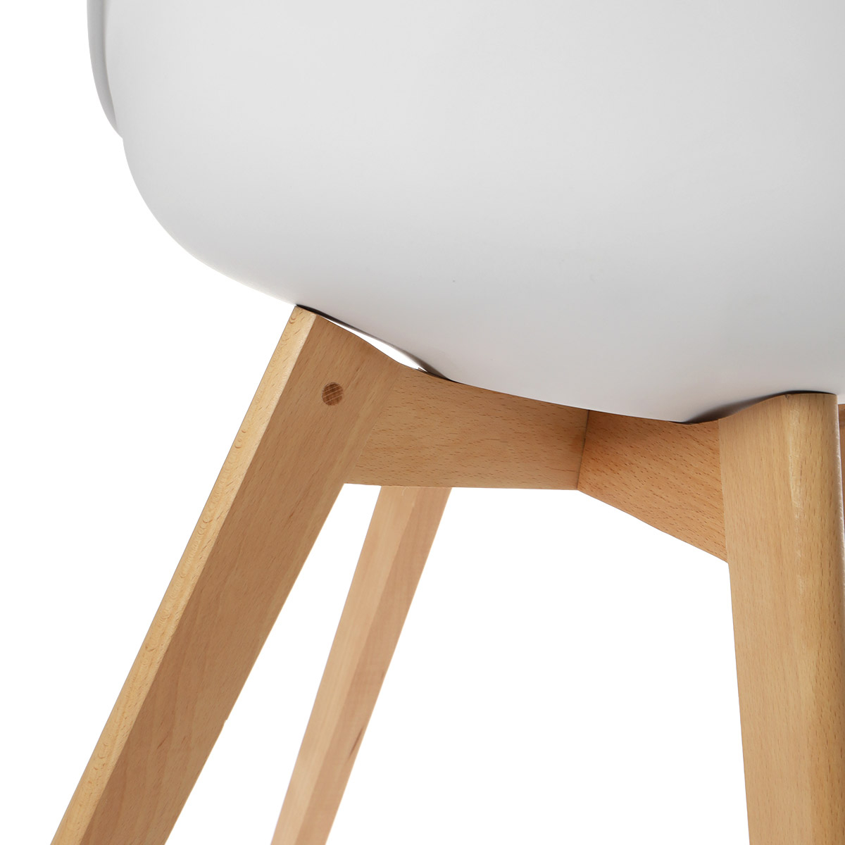 Foto 9 pulgar | Silla Eames Acojinada Moderna EKE Life Home color Blanco