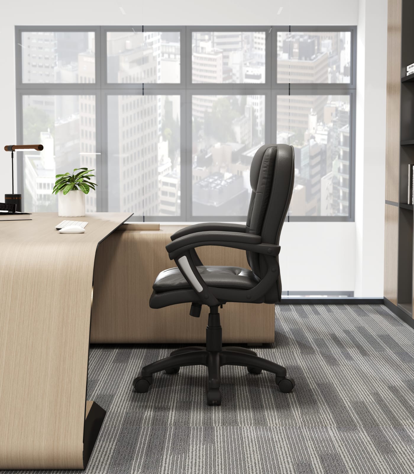 Foto 7 | Silla de Oficina Eke Life Home color Negro