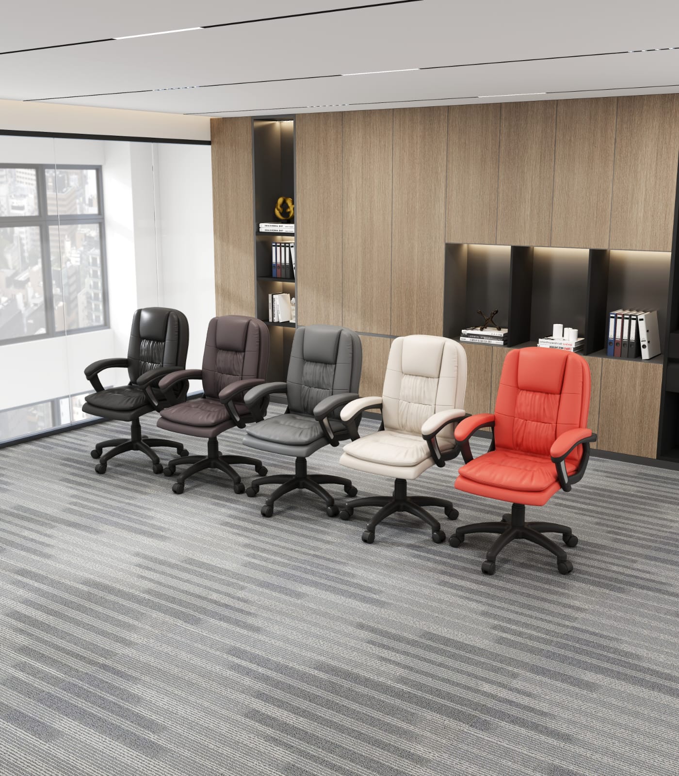 Foto 9 pulgar | Silla de Oficina Eke Life Home color Negro