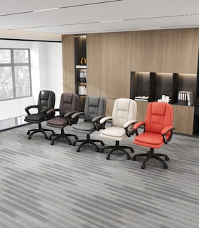 Foto 8 | Silla de Oficina Eke Life Home color Negro