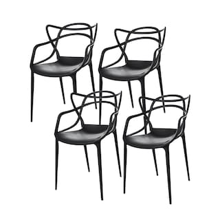 Foto 1 | Set de Sillas Eke Life Home GC015 Negras 4 Piezas