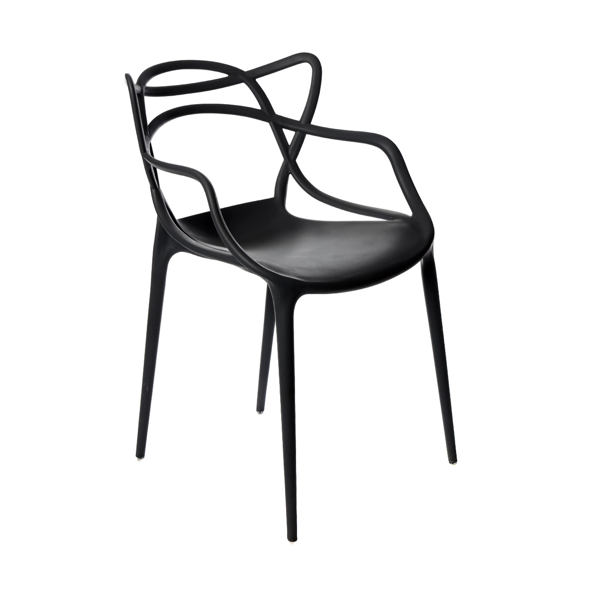 Foto 4 pulgar | Set de Sillas Eke Life Home GC015 Negras 4 Piezas