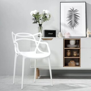 Foto 4 | Sillas Eke Life Home PVC color Blanco 4 Piezas