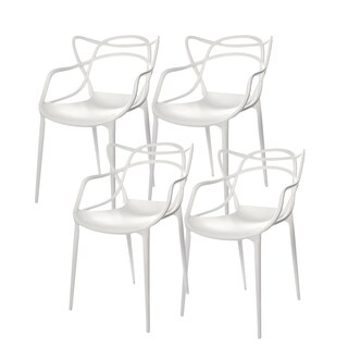 Foto 7 | Sillas Eke Life Home PVC color Blanco 4 Piezas
