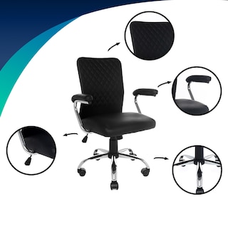 Foto 5 | Silla EKE Life Home 2213 color Negro