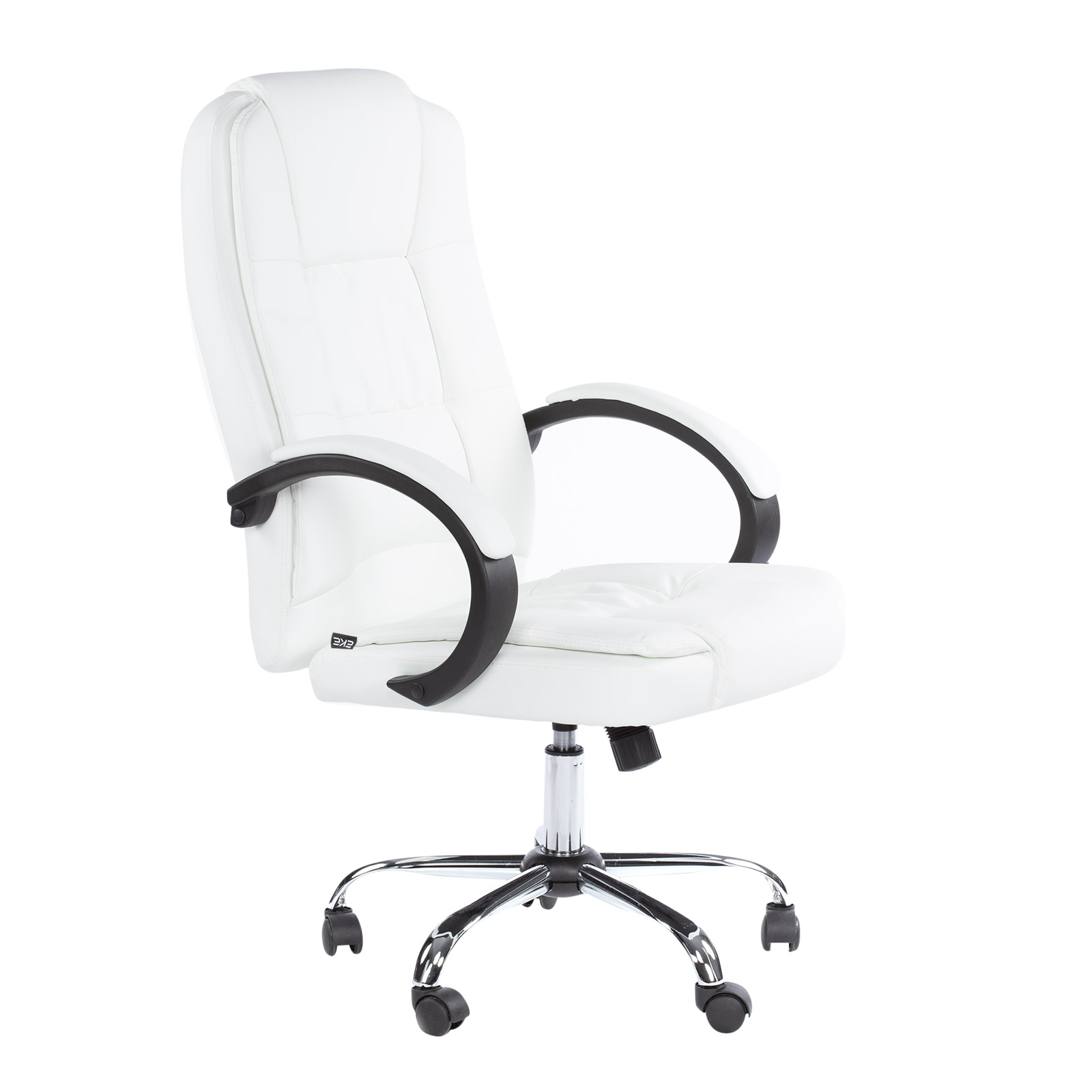 Foto 4 pulgar | Silla de Escritorio Eke Life Home YX-2227 color Blanco Ergonómica con Tapizado de Cuero Sintético