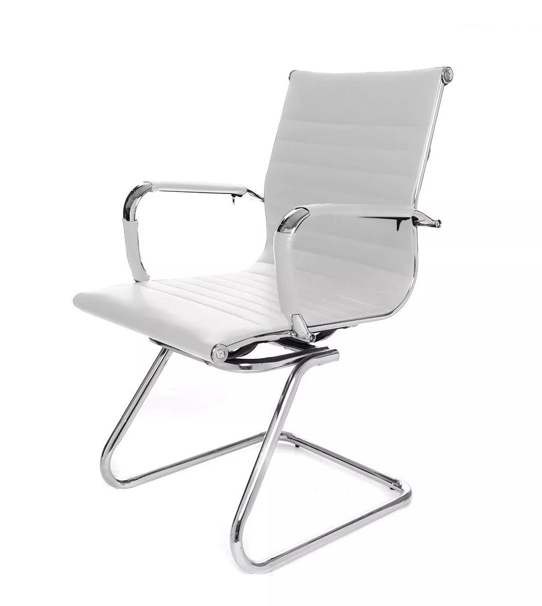 Foto 5 pulgar | Silla EKE Life Home YX-9014 color Blanco Ergonómica Moderna para Oficina 2 Piezas
