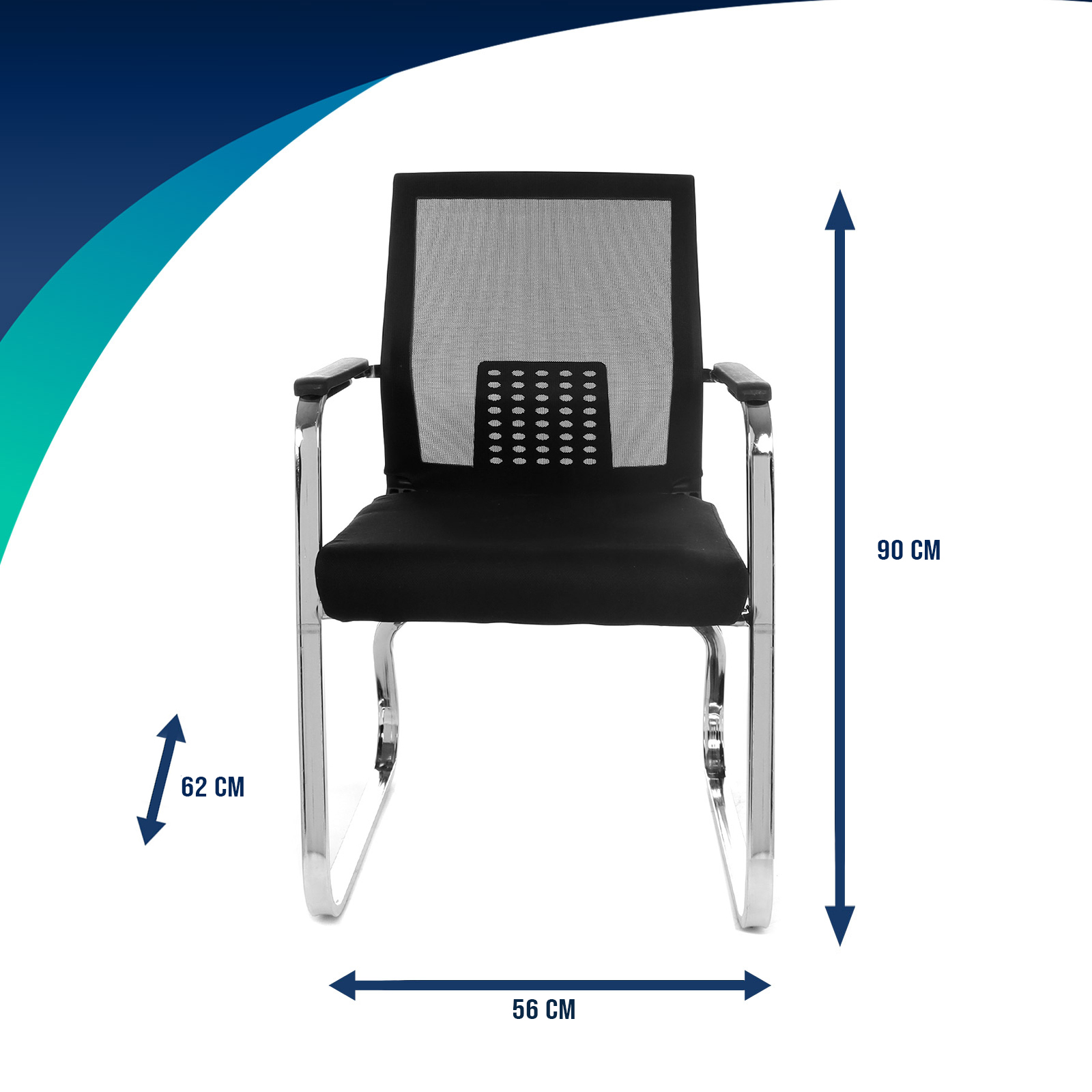 Foto 7 | Silla de Oficina EKE Life Home Ergonómica Minimalista Moderna Negro 4 Piezas