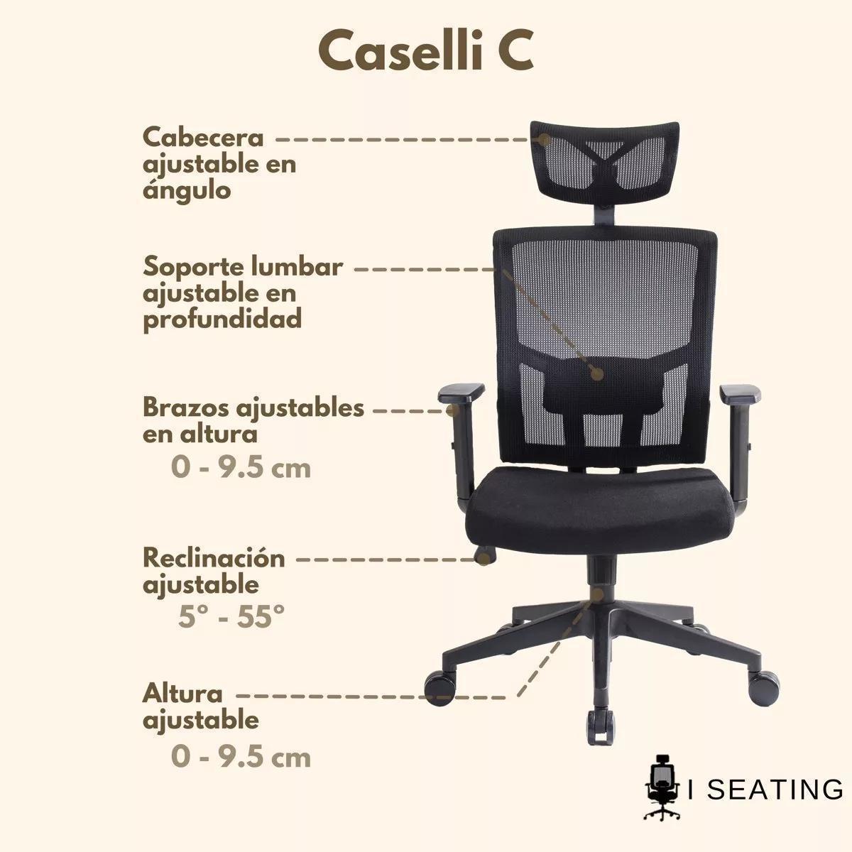 Foto 4 pulgar | Silla Ejecutiva I Seating Ergonómico color Negro