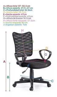 Foto 2 | Silla Ejecutiva I Seating Winchester color Negro
