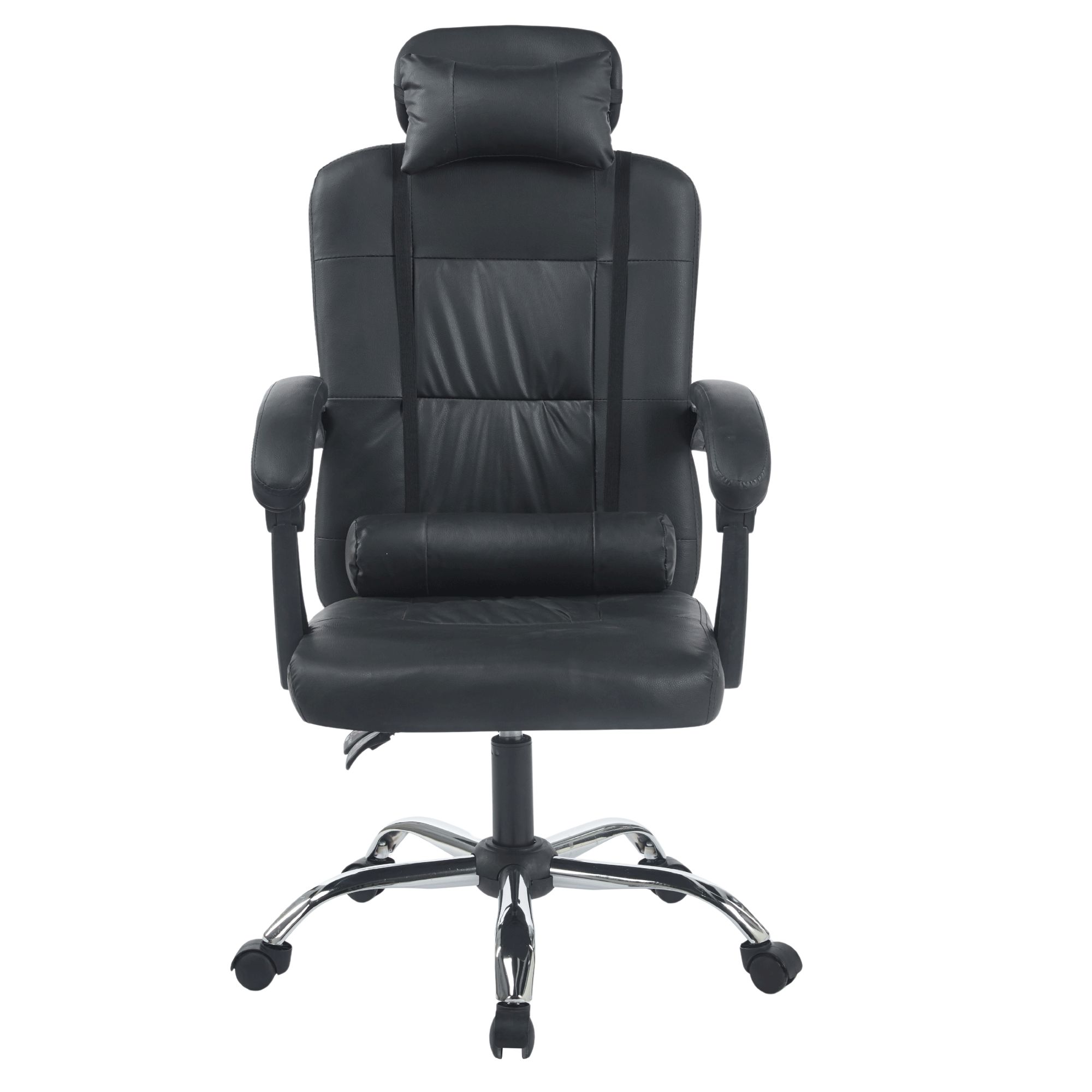Silla de Oficina X-Pross Vinilux Sin Reposapiés Negra