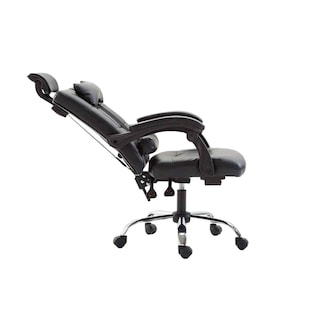 Foto 3 | Silla de Oficina X-Pross Vinilux Sin Reposapiés Negra