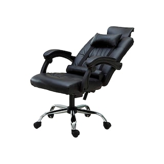Foto 4 | Silla de Oficina X-Pross Vinilux Sin Reposapiés Negra