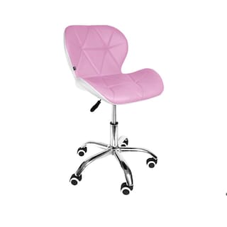 Foto 1 | Silla Oficina Elle Vinipiel color Rosa