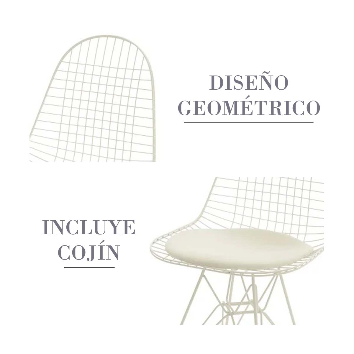 Foto 5 pulgar | Silla de Oficina Elle color Beige