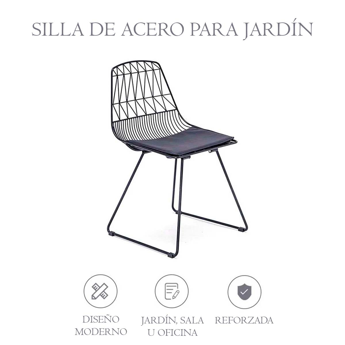 Foto 4 pulgar | Silla de Oficina Elle color Marrón