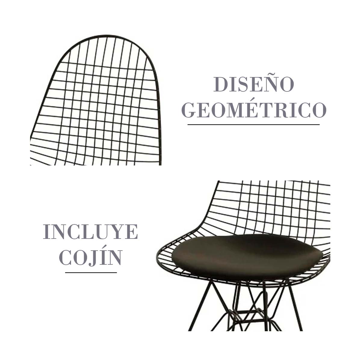 Foto 4 | Silla de Oficina Elle color Rosa