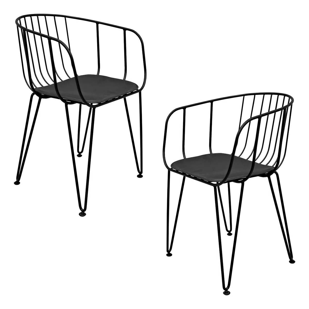 Foto 1 | Silla de Oficina Elle Vinipiel color Negro