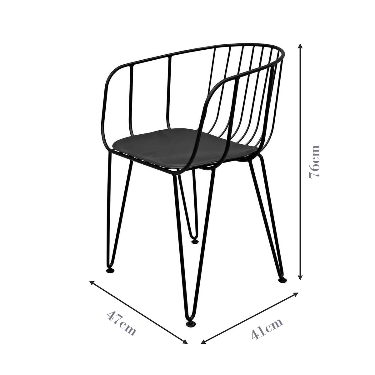 Foto 2 | Silla de Oficina Elle Vinipiel color Negro