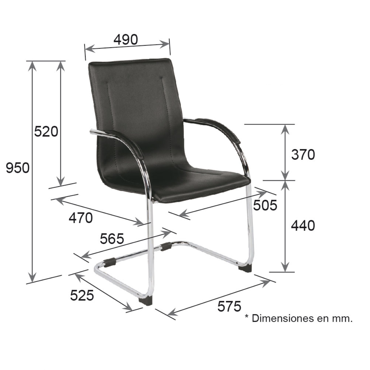 Foto 7 pulgar | Silla de Oficina OFFIHO Ergonómica Moderna